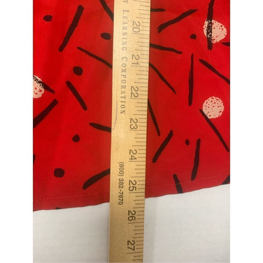 Patterned Button Down Vintage Blouse - image 8